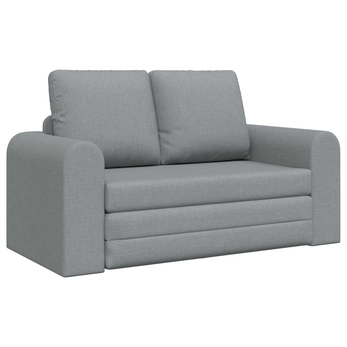 vidaXL Folding Sofa Bed Light Grey 148 x 71 x 83 cm Fabric 2