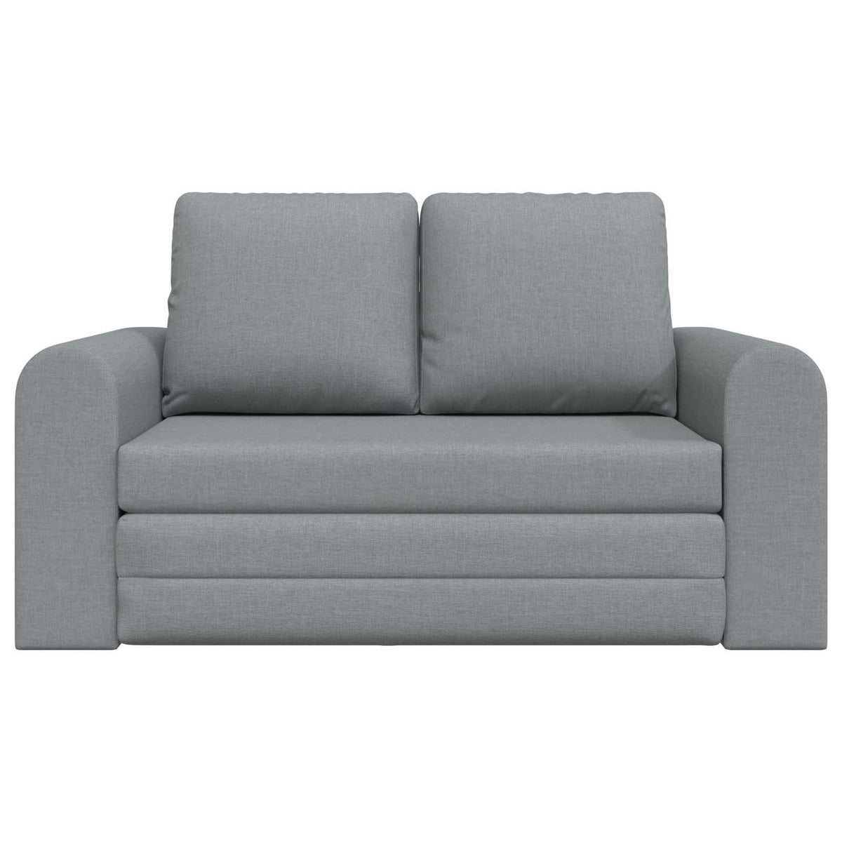 vidaXL Folding Sofa Bed Light Grey 148 x 71 x 83 cm Fabric 5