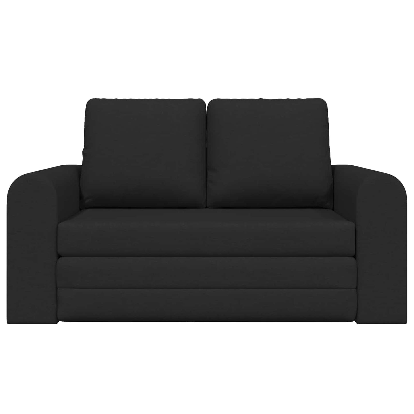 vidaXL Folding Sofa Bed Black 148 x 71 x 83 cm Fabric 5