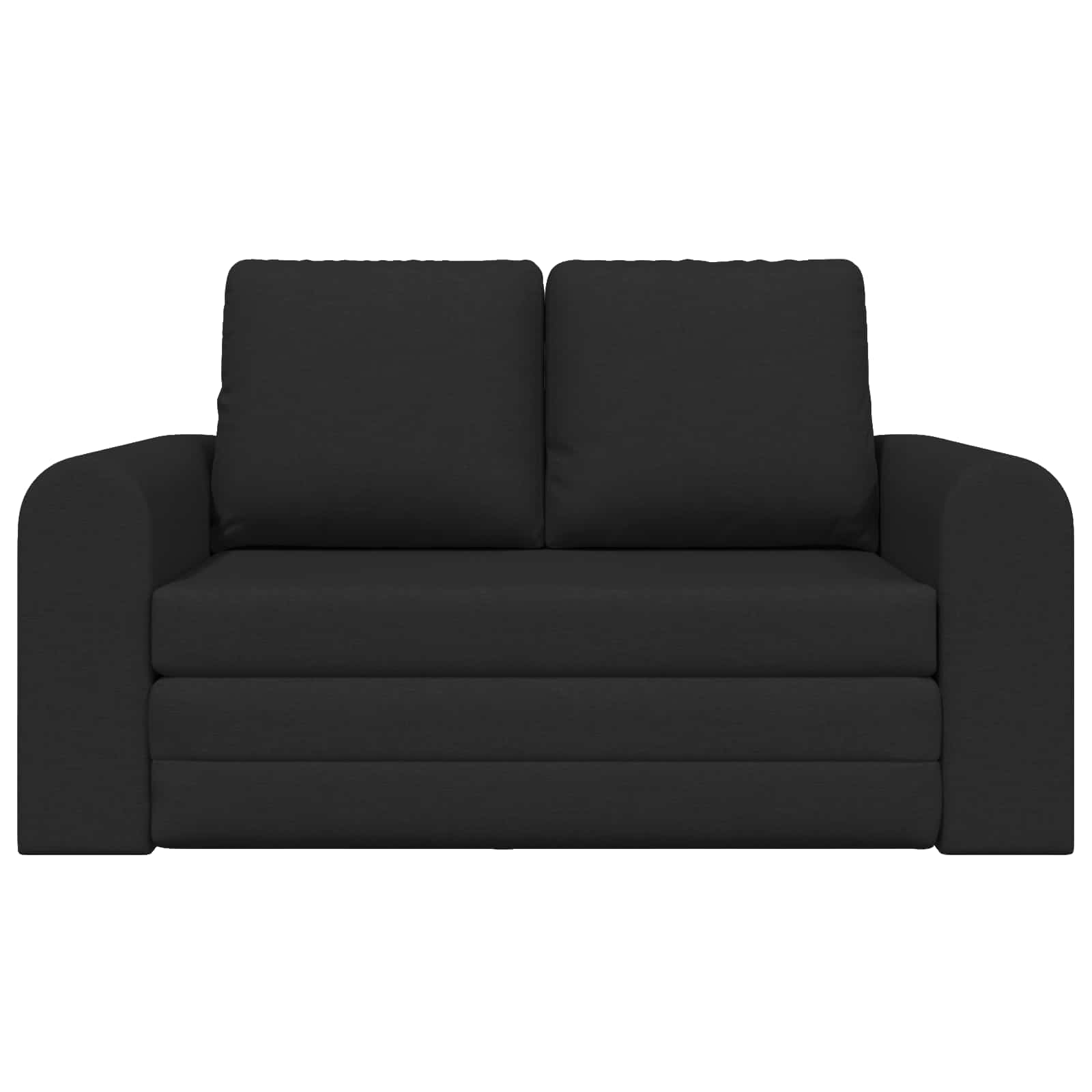 vidaXL Folding Sofa Bed Black 148 x 71 x 83 cm Fabric 5