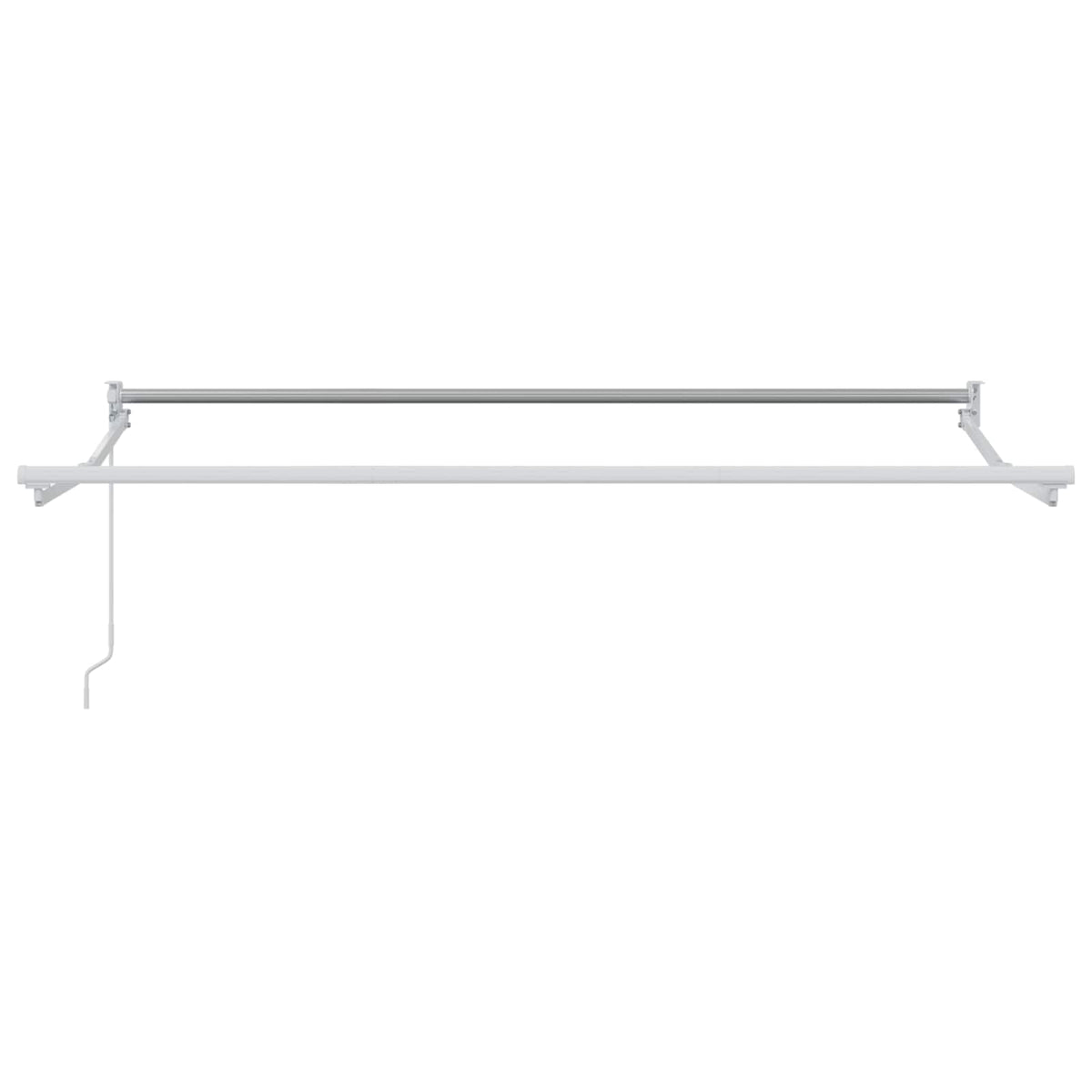 vidaXL Retractable Awning Orange, Black and Yellow 3.5 x 2 m 5