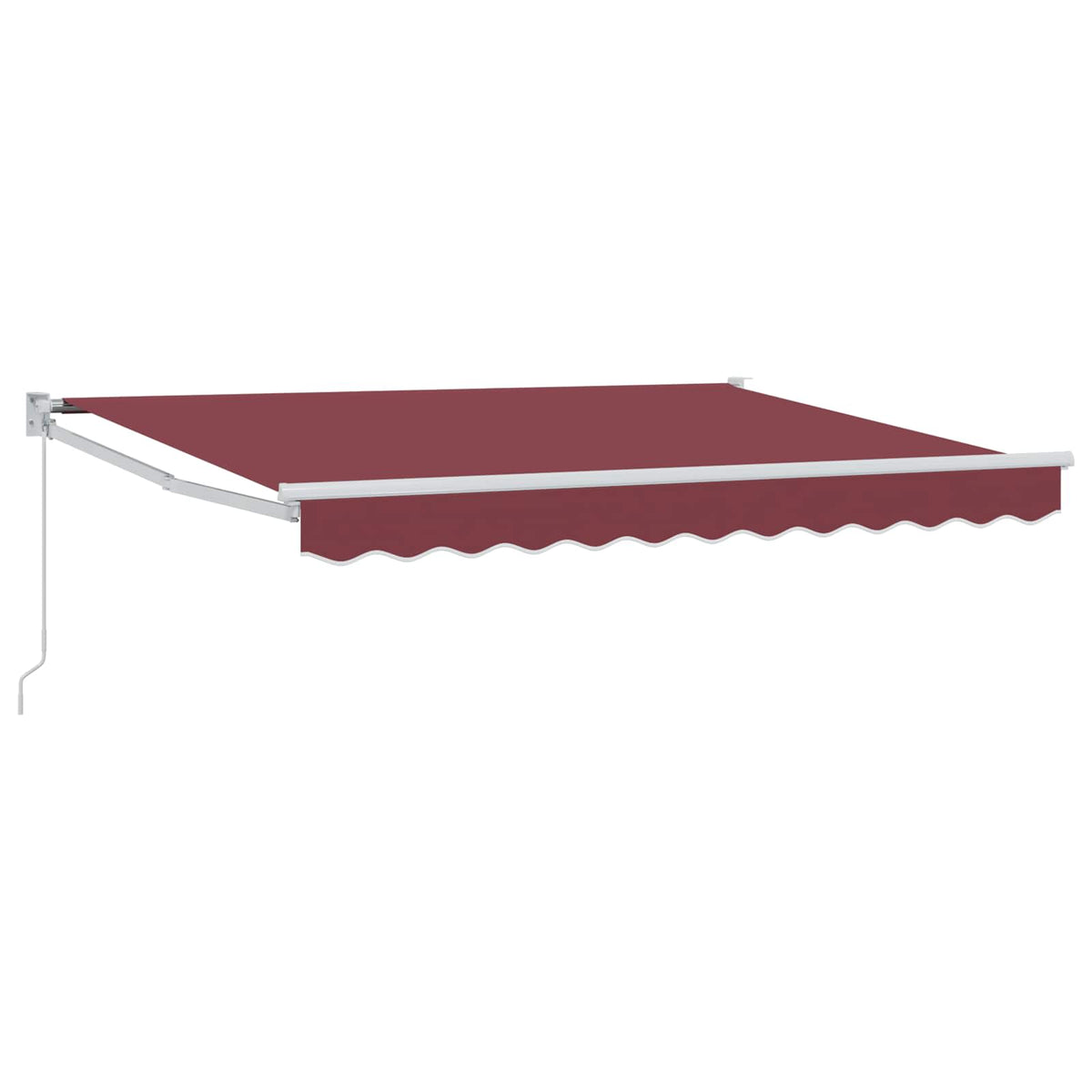 vidaXL Retractable Awning Burgundy 3.5 x 2 m 2