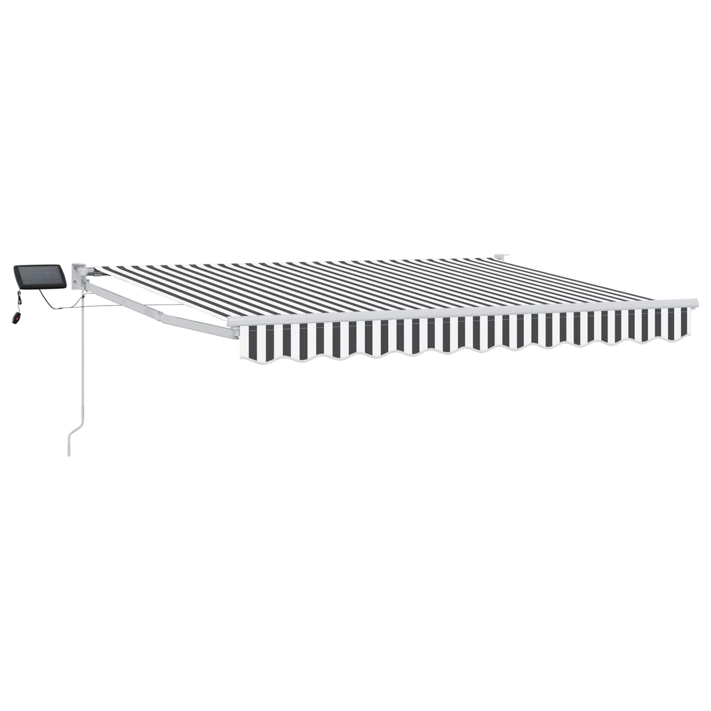 vidaXL Manual Retractable Awning with LEDs 3.5 x 2 m 2