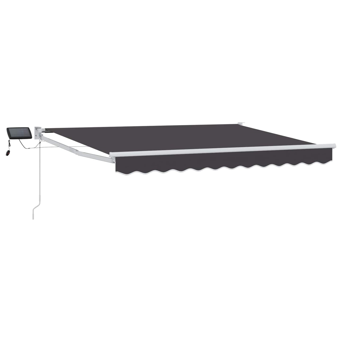 vidaXL Manual Retractable Awning with LEDs 3 x 2.5 m 2