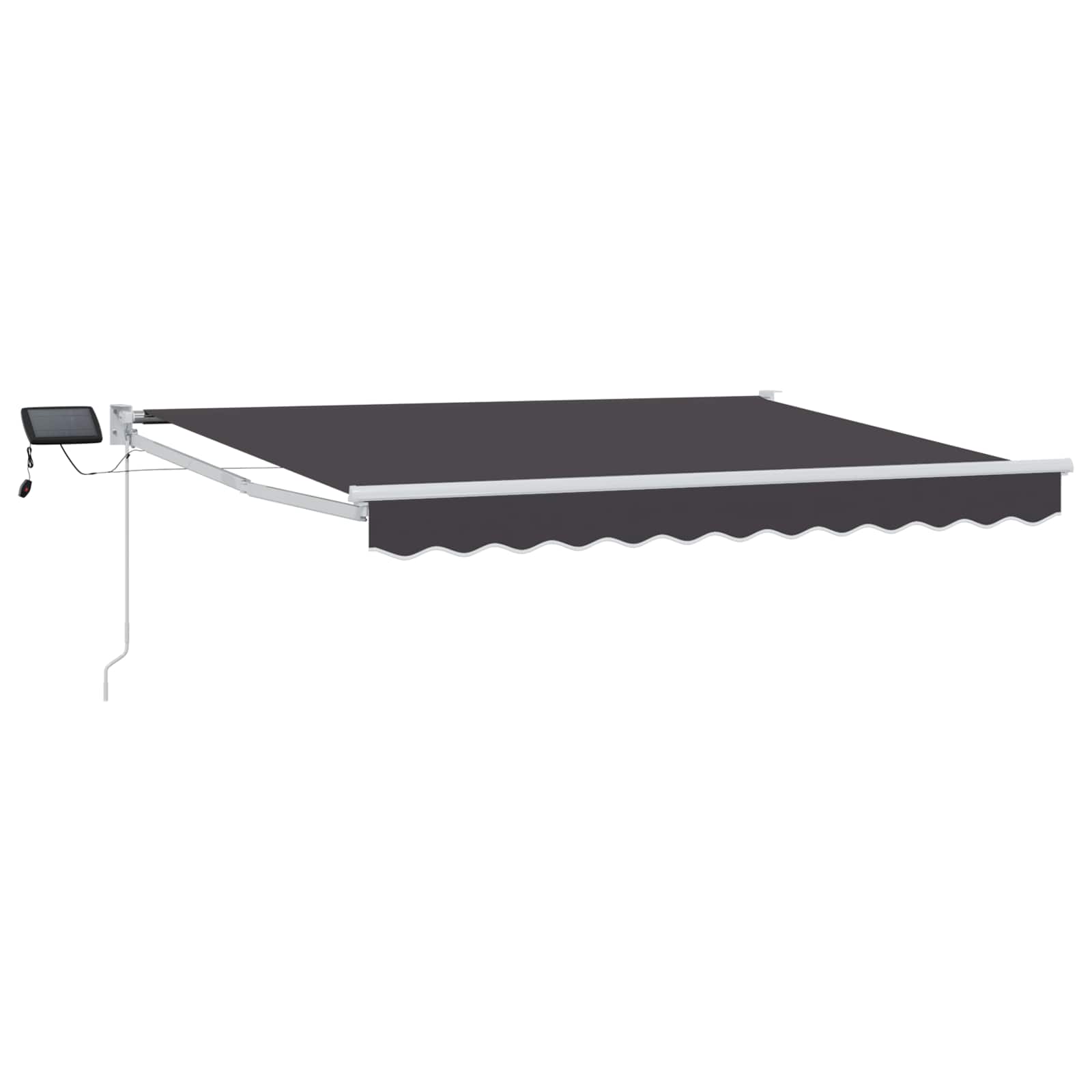 vidaXL Manual Retractable Awning with LEDs 3 x 2.5 m 2