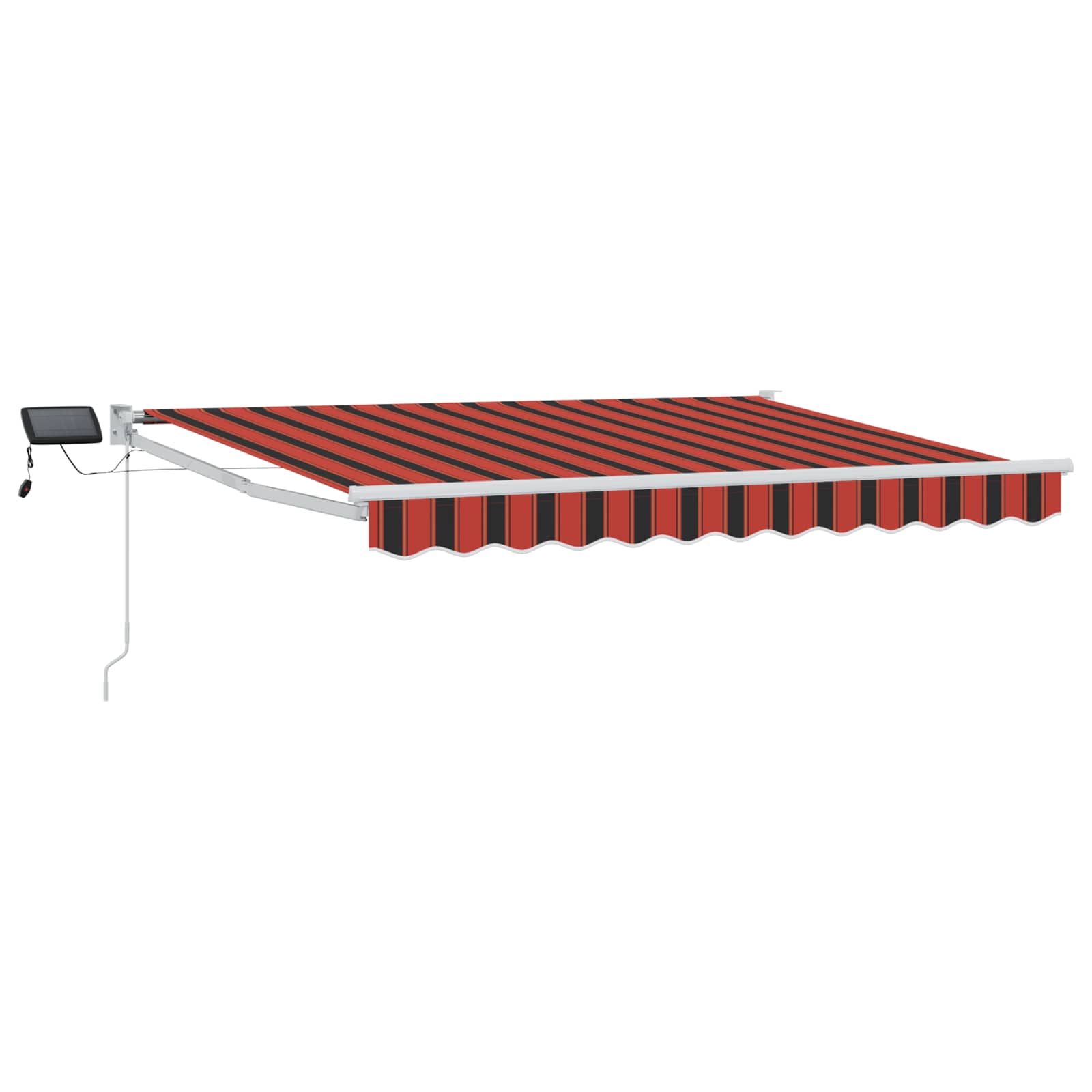 vidaXL Manual Retractable Awning with LEDs 3 x 2.5 m 2