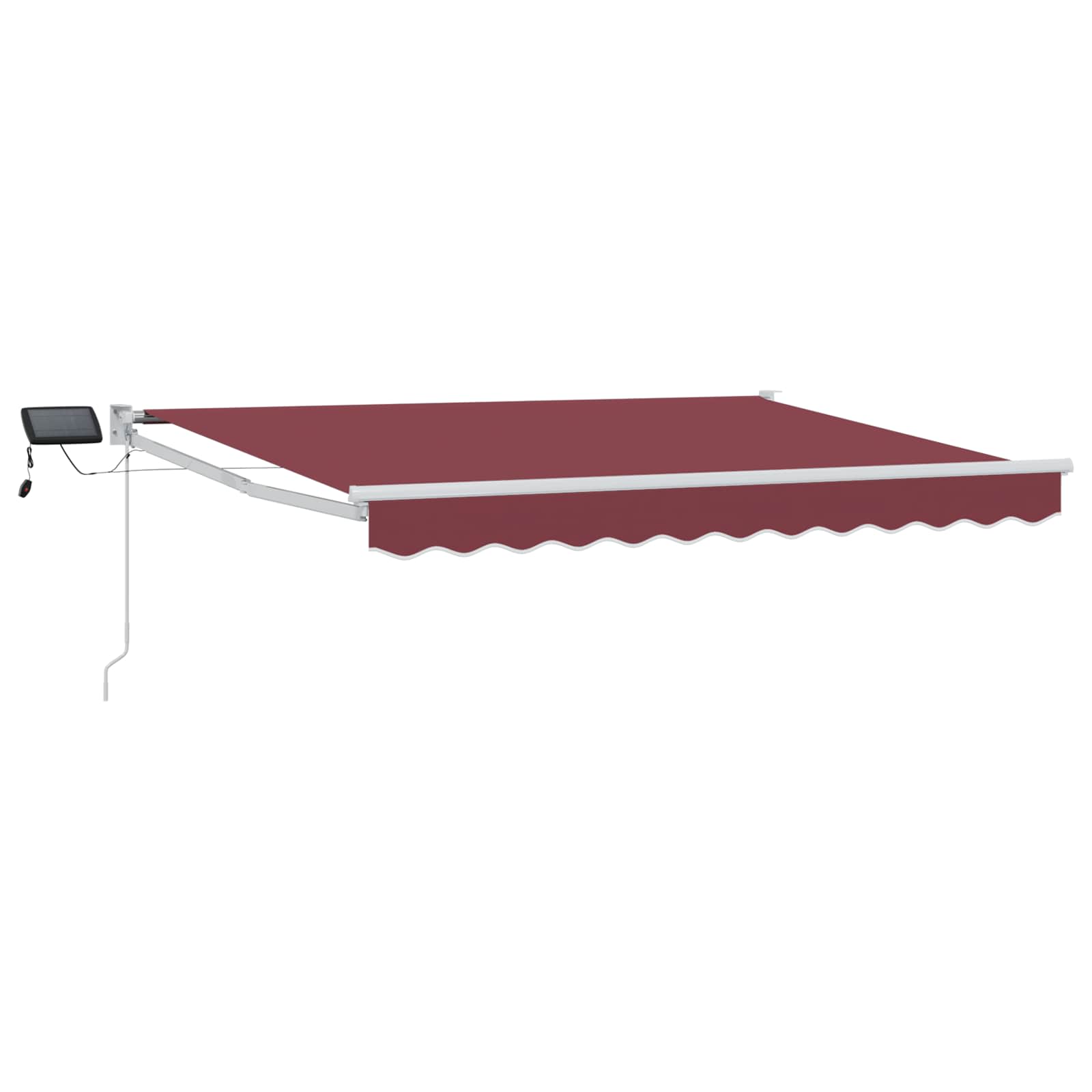 vidaXL Manual Retractable Awning with LEDs 3 x 2.5 m 2