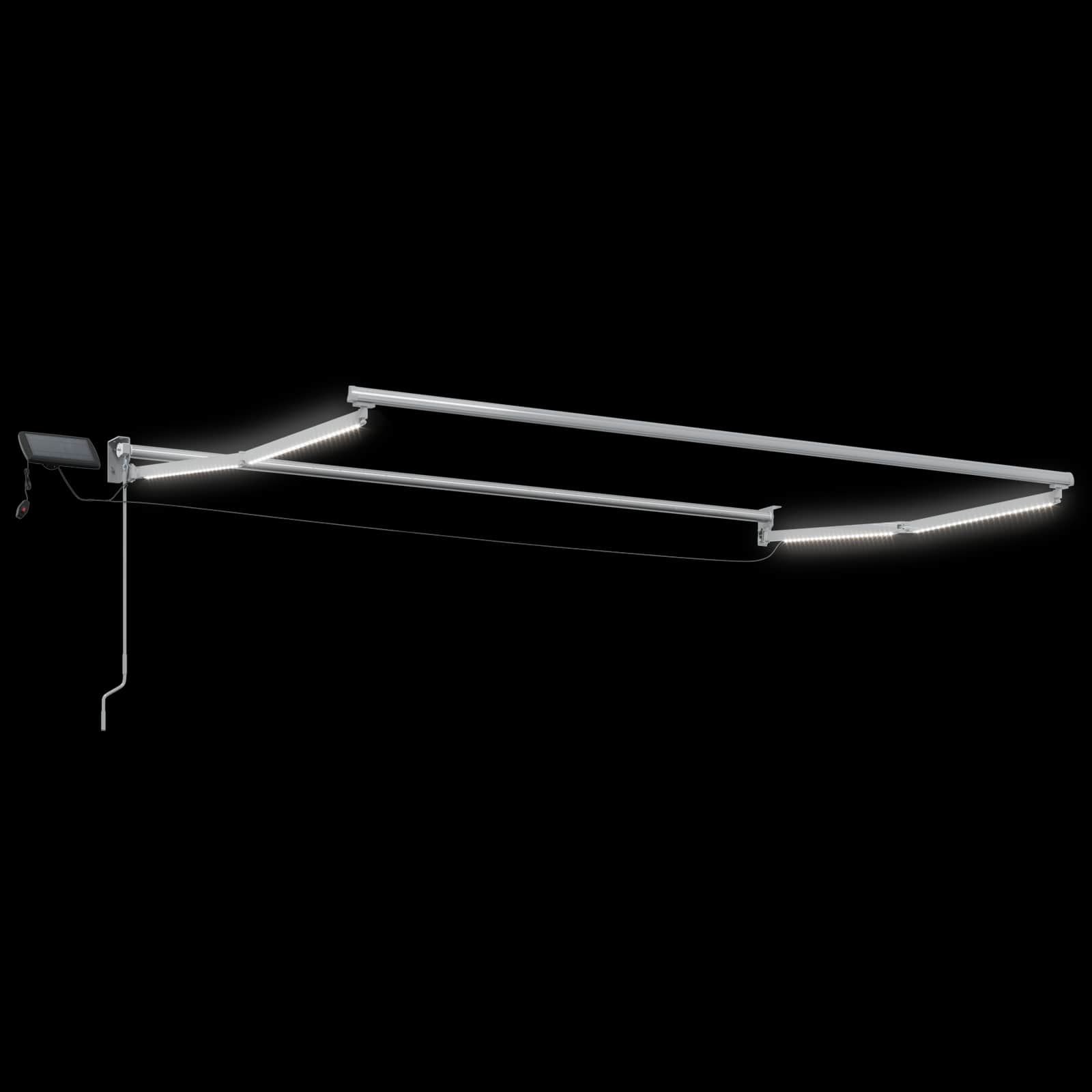 vidaXL Manual Retractable Awning with LEDs 3 x 2.5 m 6