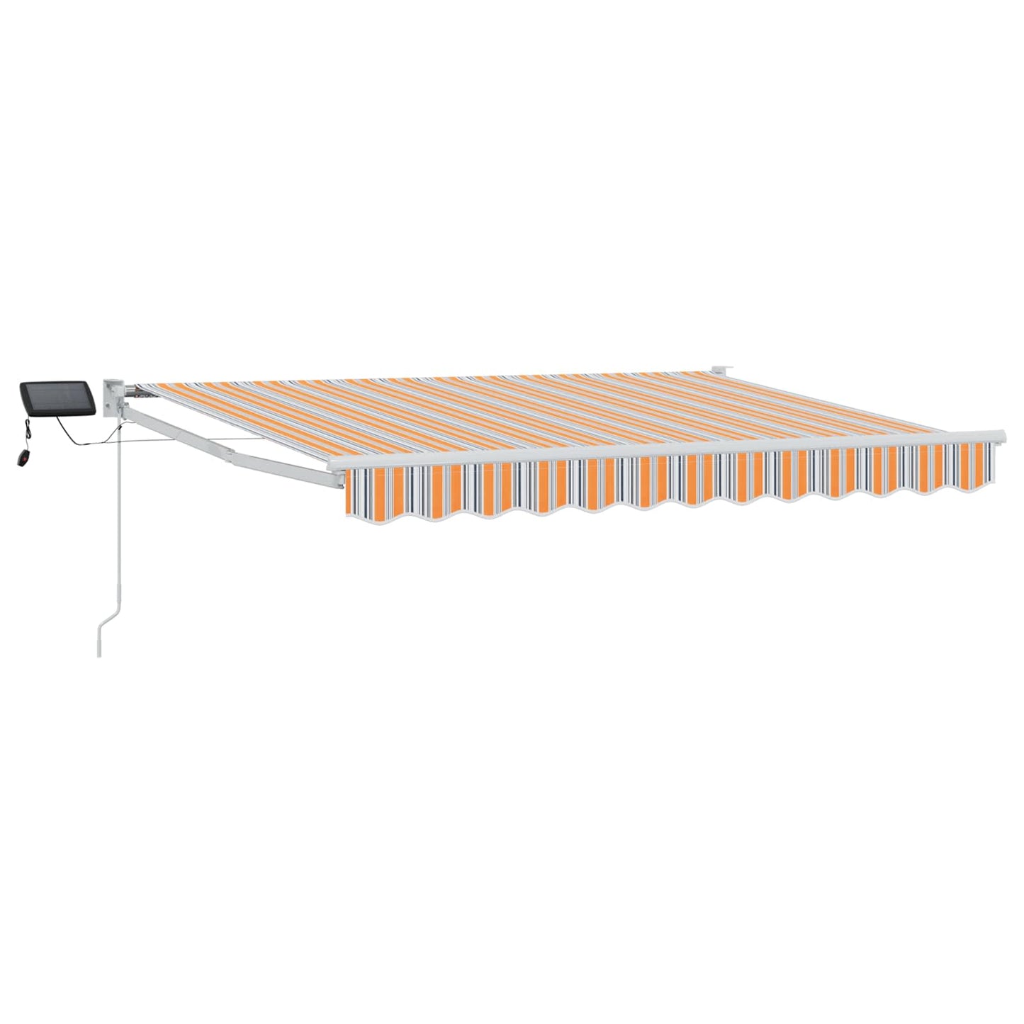 vidaXL Manual Retractable Awning with LEDs 3 x 2.5 m 2