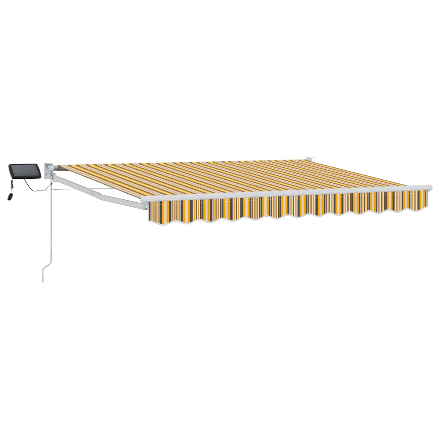 vidaXL Manual Retractable Awning with LEDs 3 x 2.5 m 2