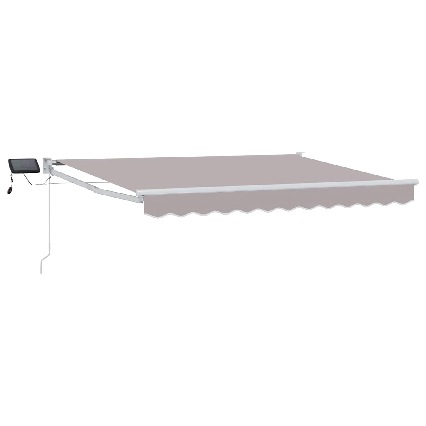 vidaXL Manual Retractable Awning with LEDs 3 x 2.5 m 2