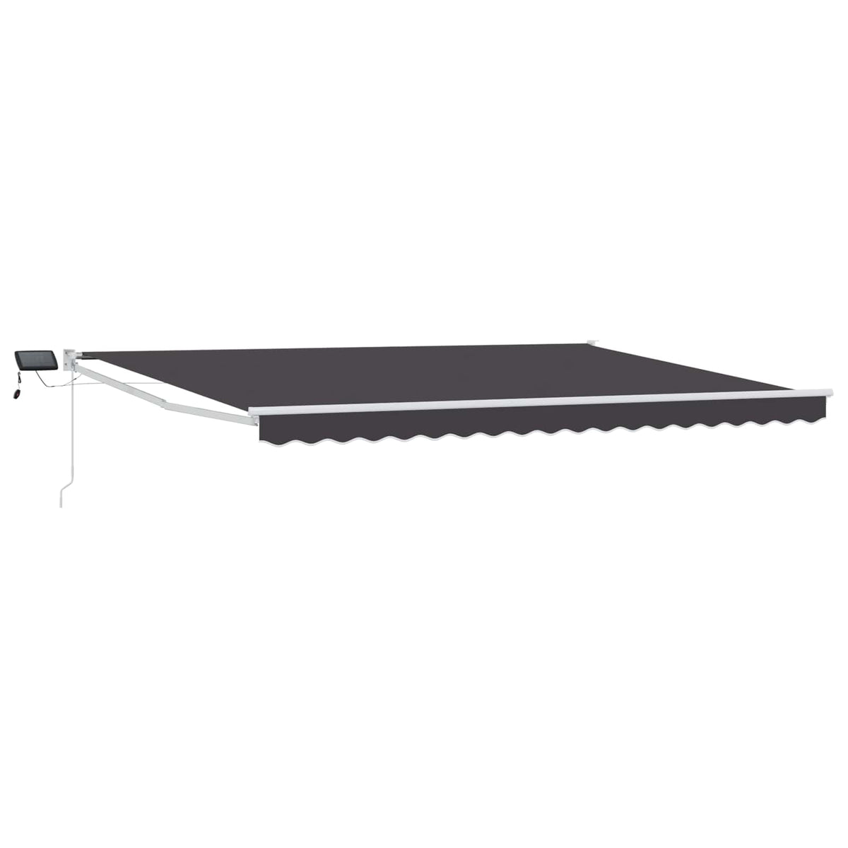 vidaXL Manual Retractable Awning with LEDs 4 x 3 m 2