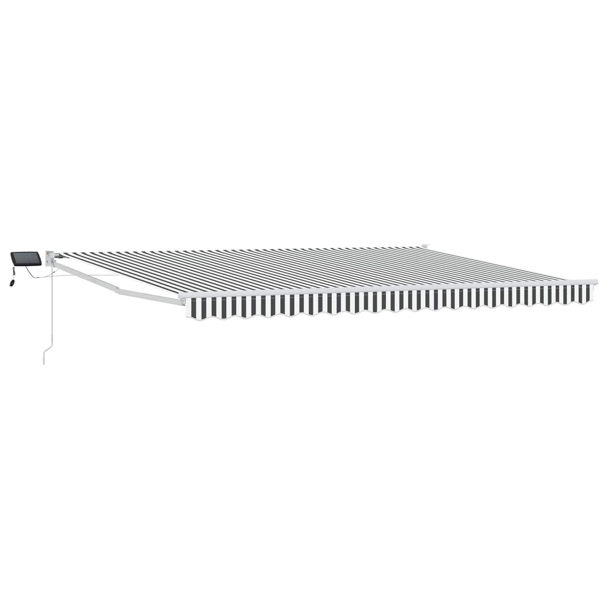 vidaXL Manual Retractable Awning with LEDs 4 x 3 m 2