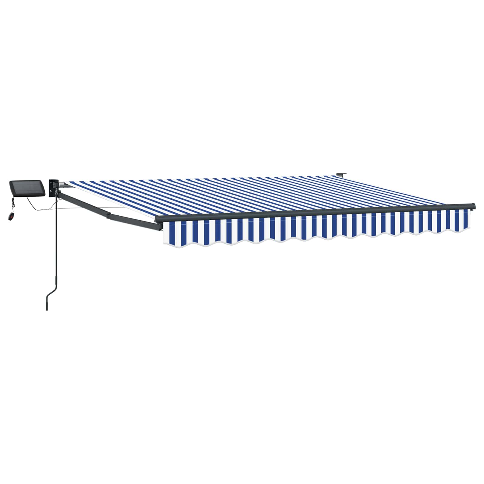 vidaXL Manual Retractable Awning with LEDs 2.5 x 2 m 2