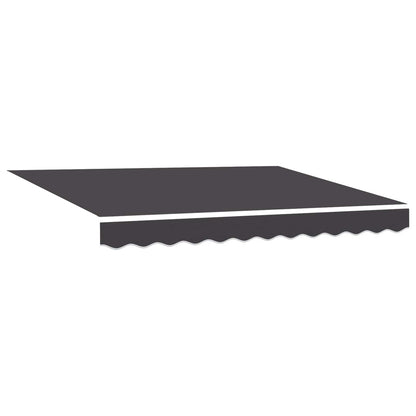 vidaXL Manual Retractable Awning with LEDs Anthracite 2.5 x 2 m 5