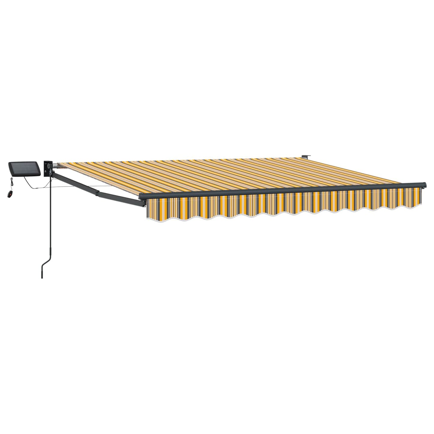 vidaXL Manual Retractable Awning with LEDs 2.5 x 2 m 2