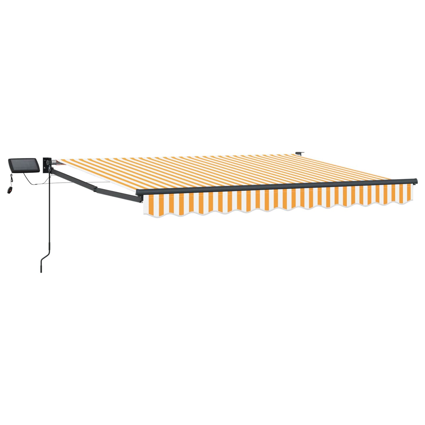 vidaXL Manual Retractable Awning with LEDs 3 x 2 m 2