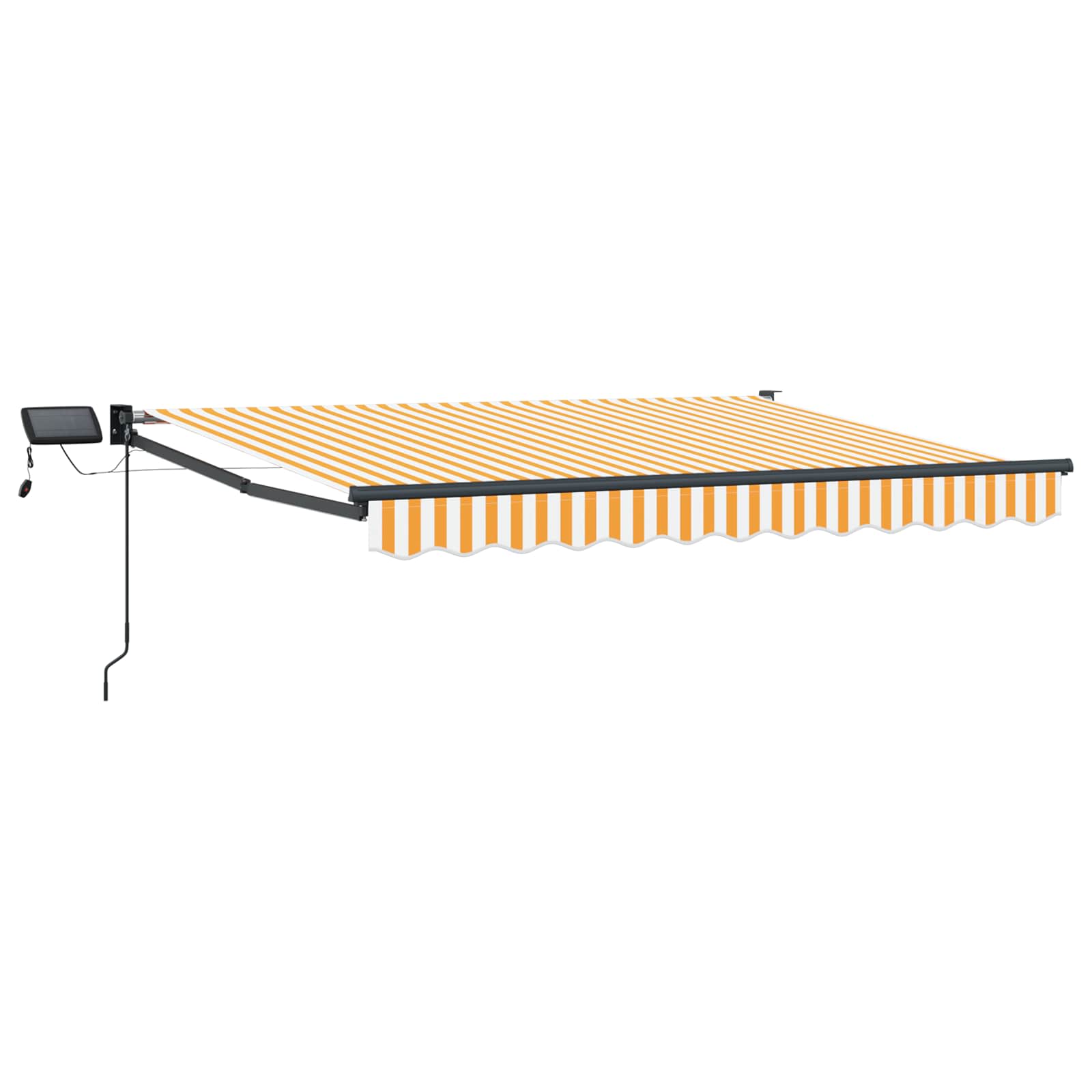 vidaXL Manual Retractable Awning with LEDs 3 x 2 m 2