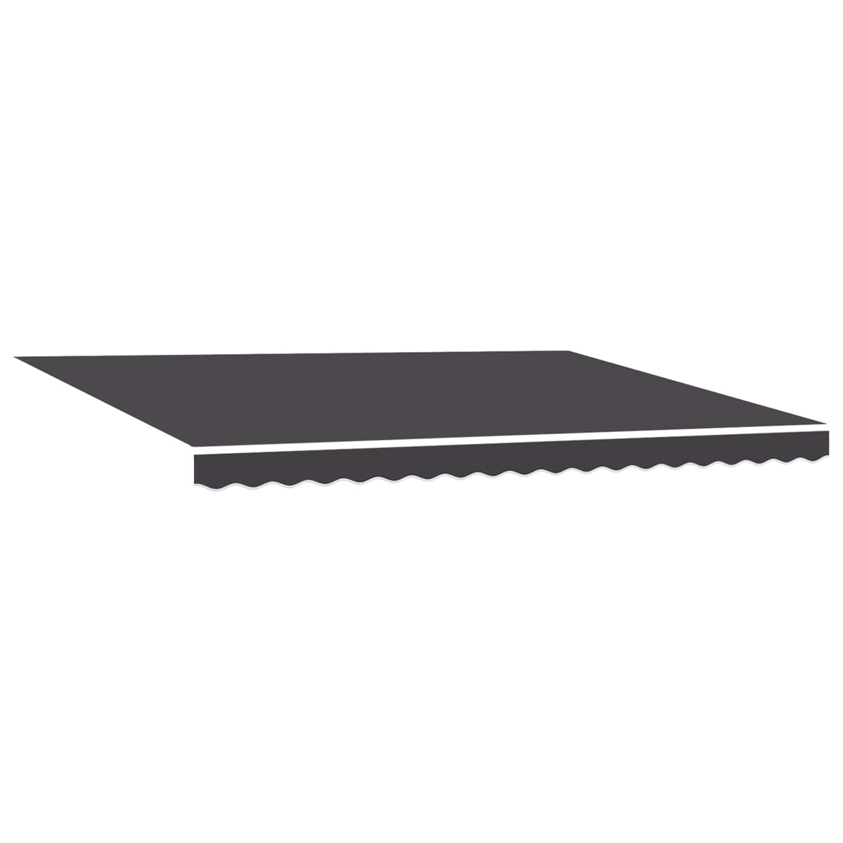vidaXL Manual Retractable Awning with LEDs Anthracite 4 x 2 m 5
