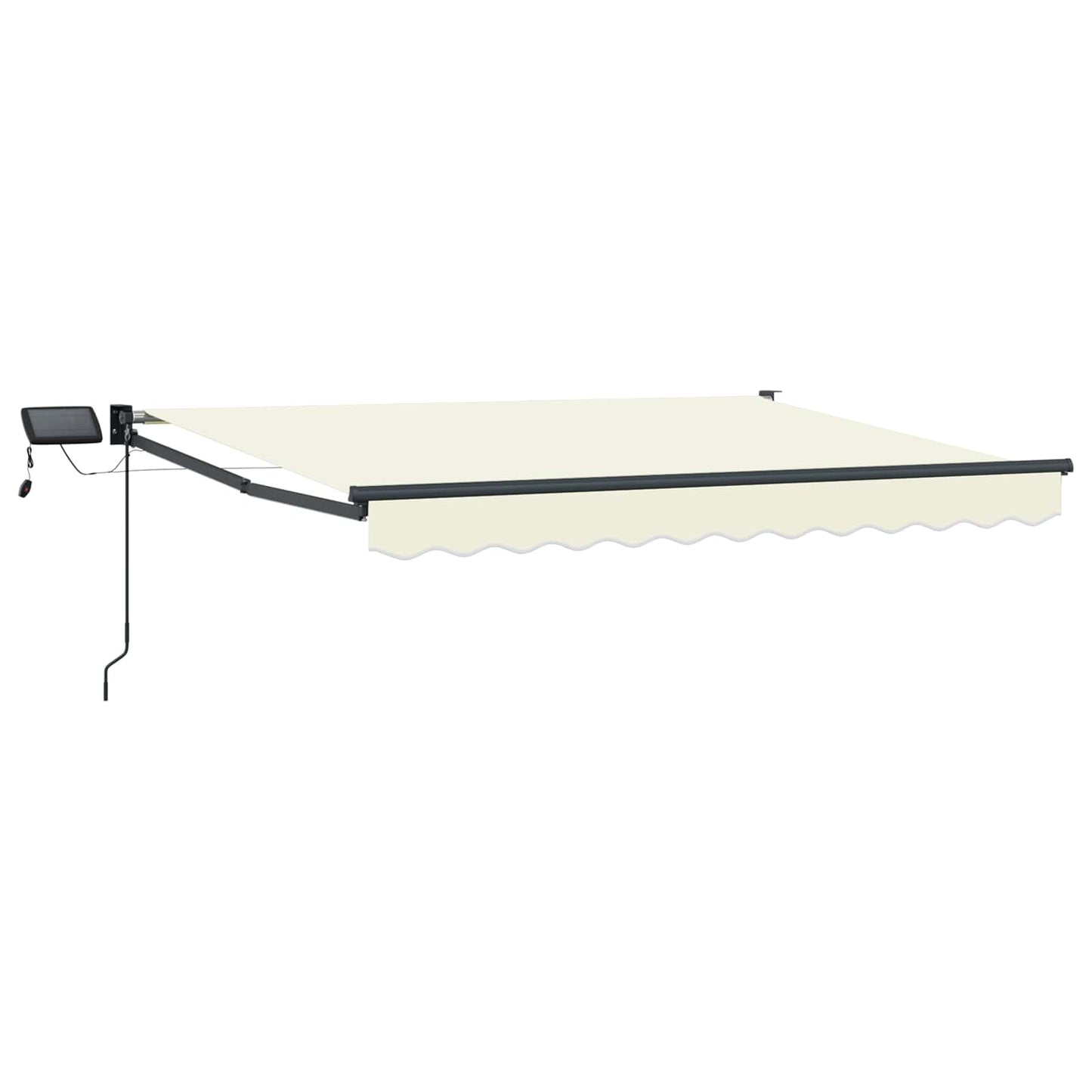 vidaXL Manual Retractable Awning with LEDs 3 x 2.5 m 2