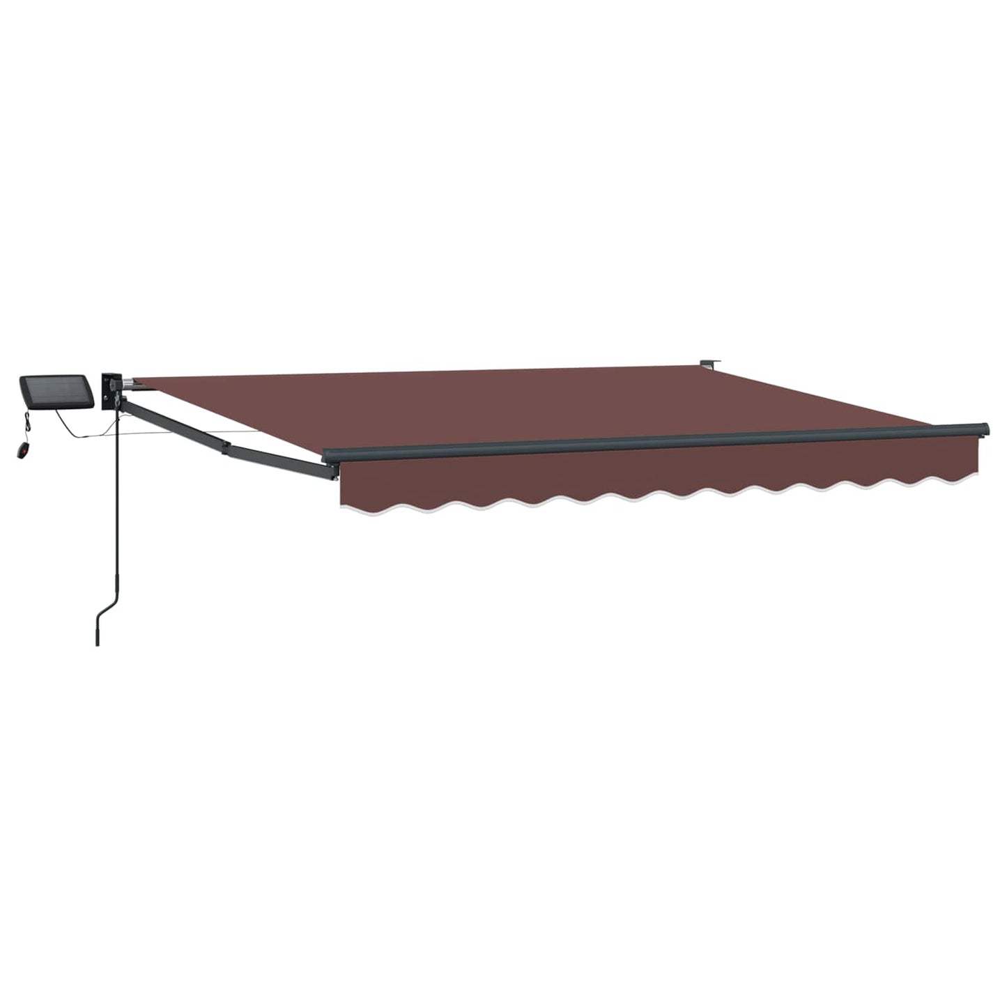 vidaXL Manual Retractable Awning with LEDs 3 x 2.5 m 2