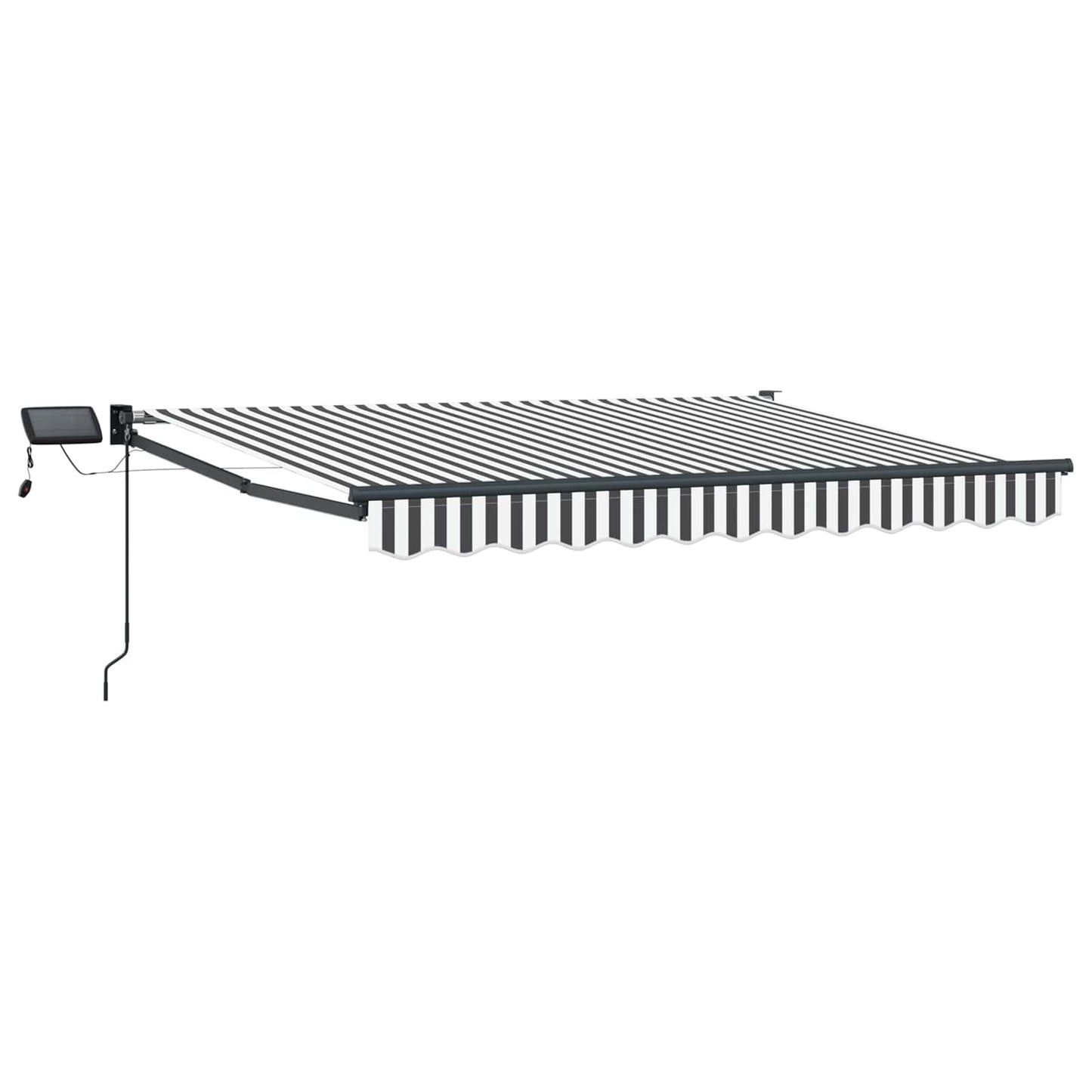 vidaXL Manual Retractable Awning with LEDs 3 x 2.5 m 2