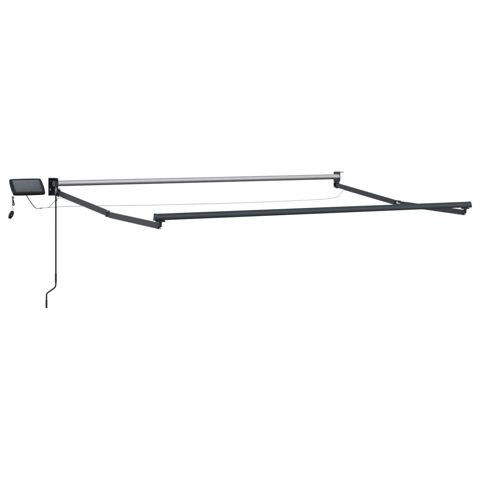 vidaXL Manual Retractable Awning with LEDs 3 x 2.5 m 4