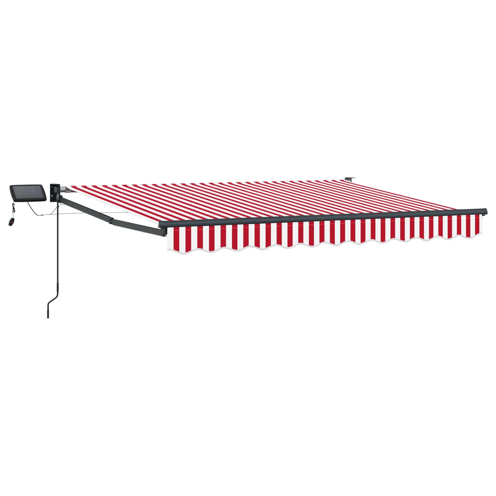 vidaXL Manual Retractable Awning with LEDs 3 x 2.5 m 2