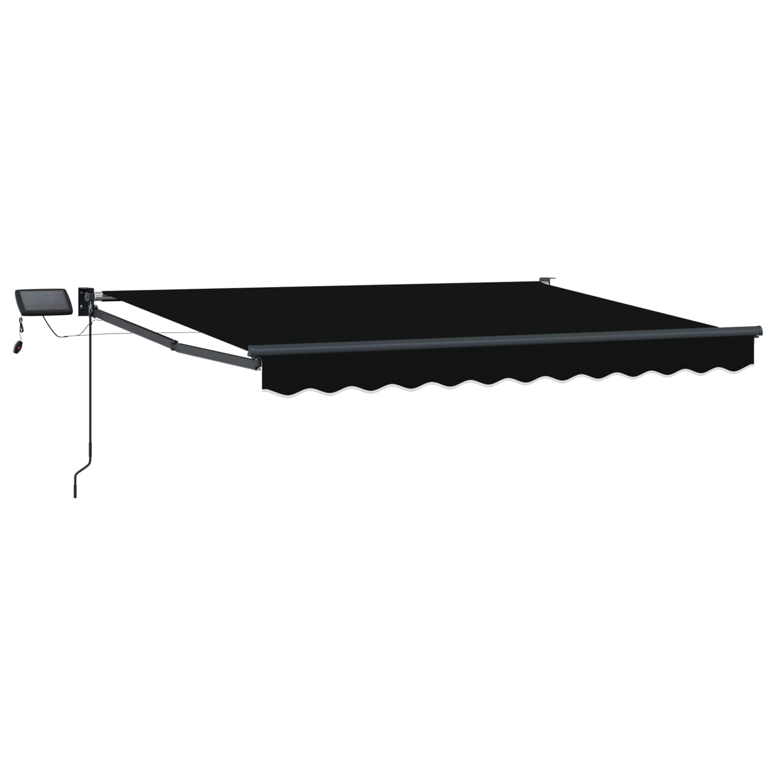 vidaXL Manual Retractable Awning with LEDs 3 x 2.5 m 2