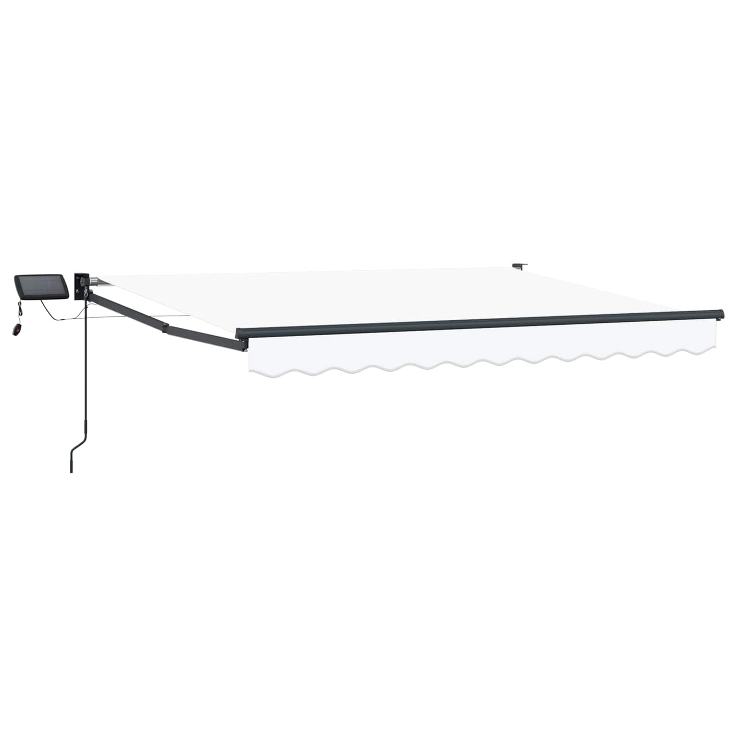 vidaXL Manual Retractable Awning with LEDs 3 x 2.5 m 2