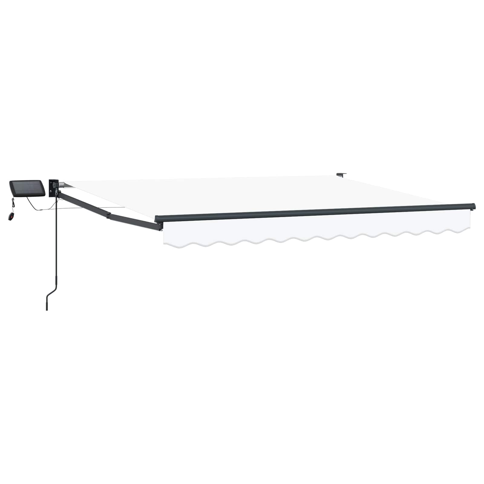 vidaXL Manual Retractable Awning with LEDs 3 x 2.5 m 2