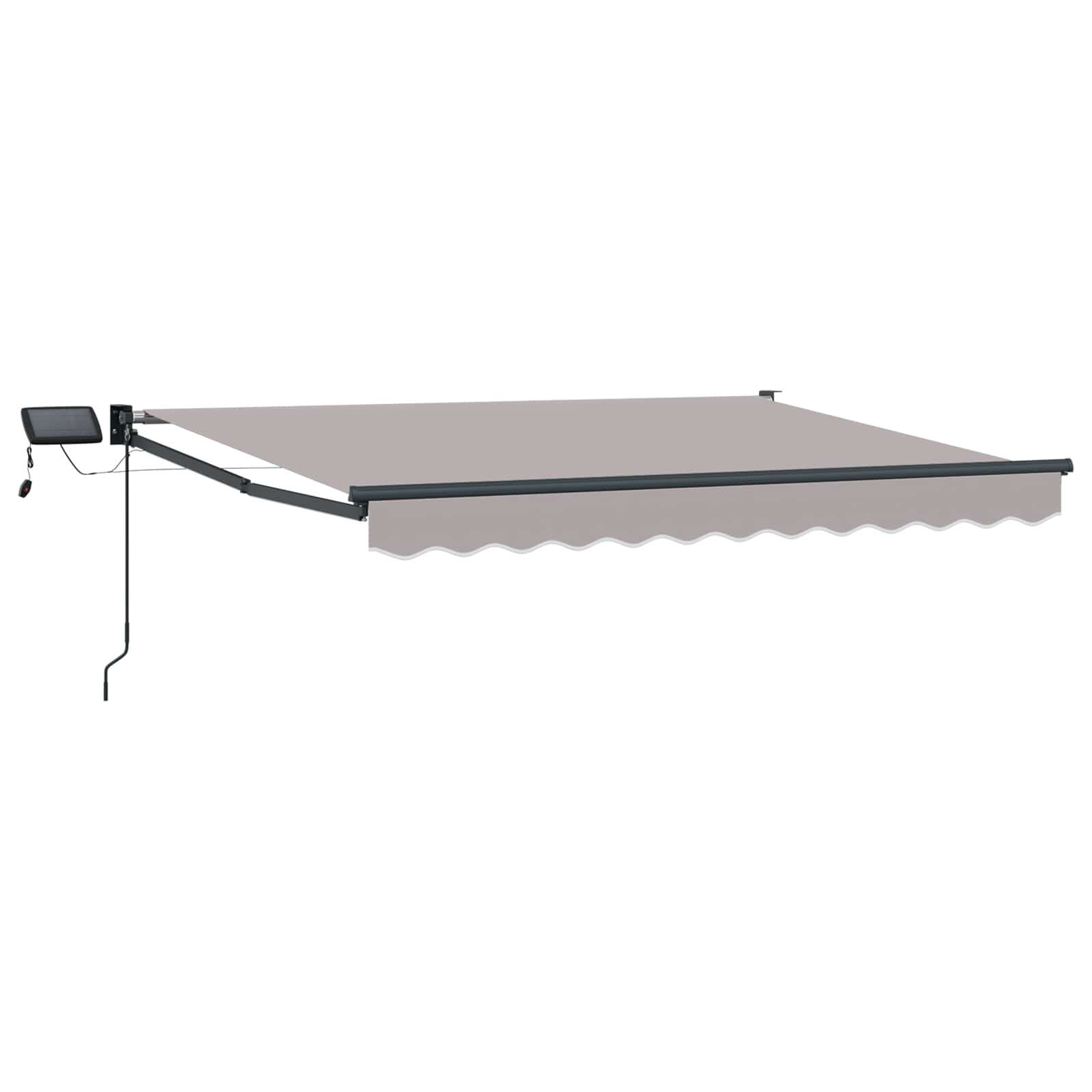 vidaXL Manual Retractable Awning with LEDs 3 x 2.5 m 2