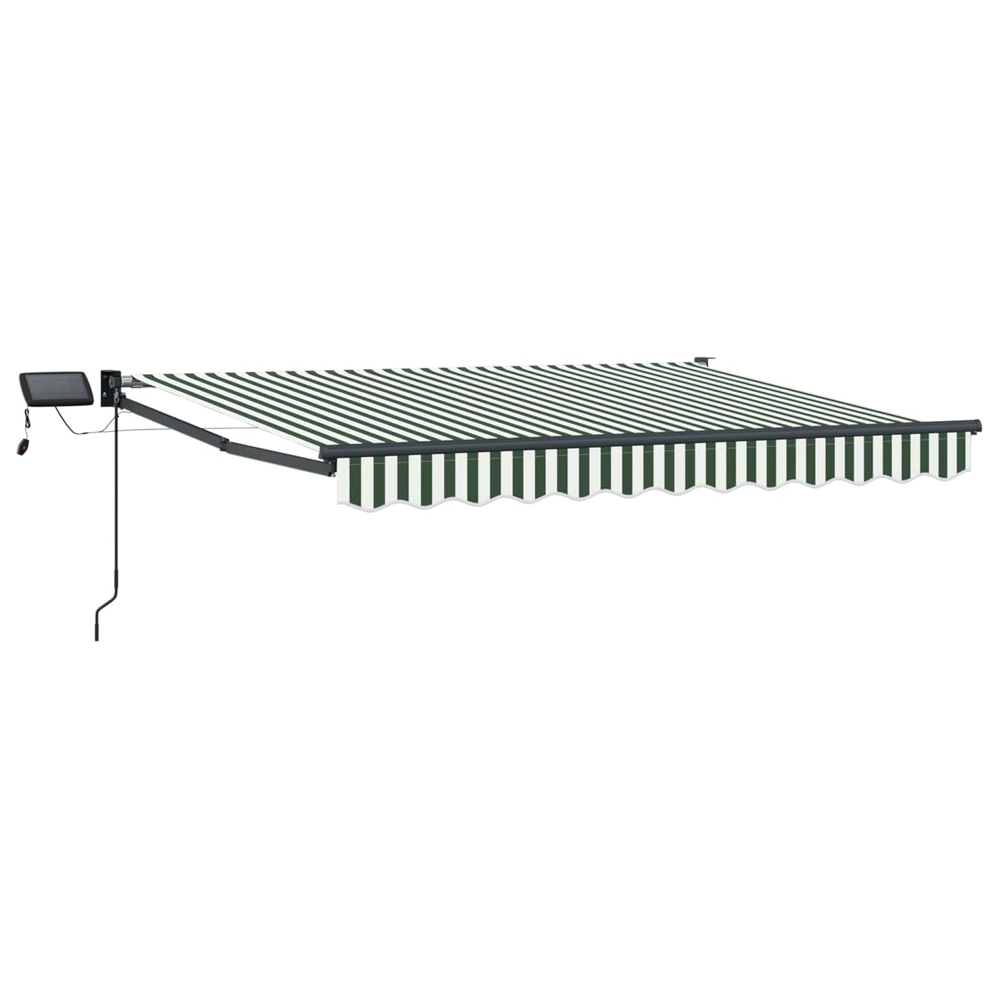 vidaXL Manual Retractable Awning with LEDs 3 x 2.5 m 2