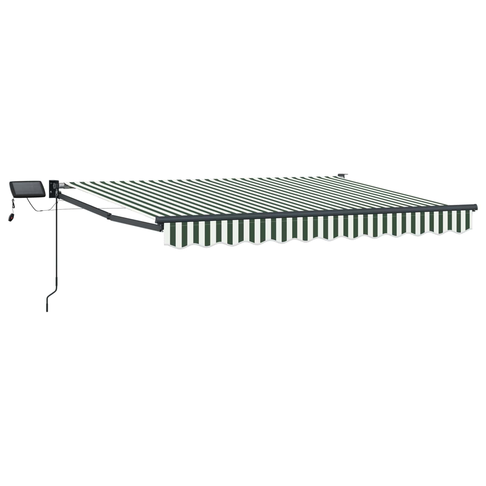 vidaXL Manual Retractable Awning with LEDs 3 x 2.5 m 2
