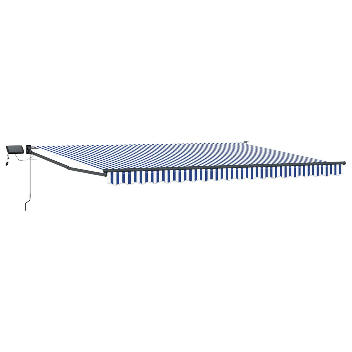 vidaXL Manual Retractable Awning with LEDs 4 x 3 m 2