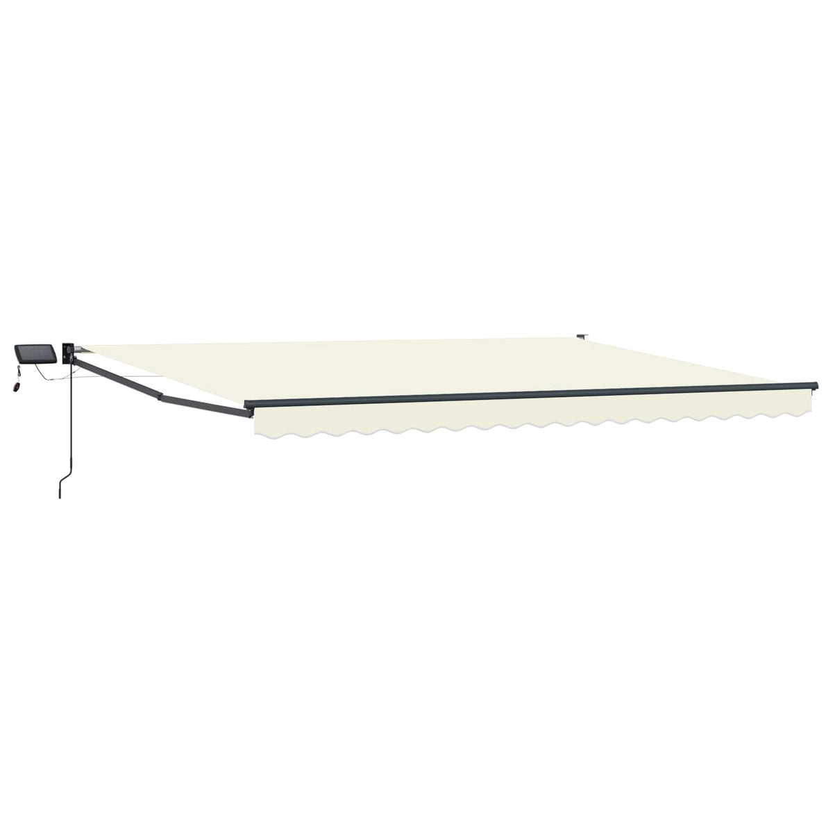 vidaXL Manual Retractable Awning with LEDs 4 x 3 m 2