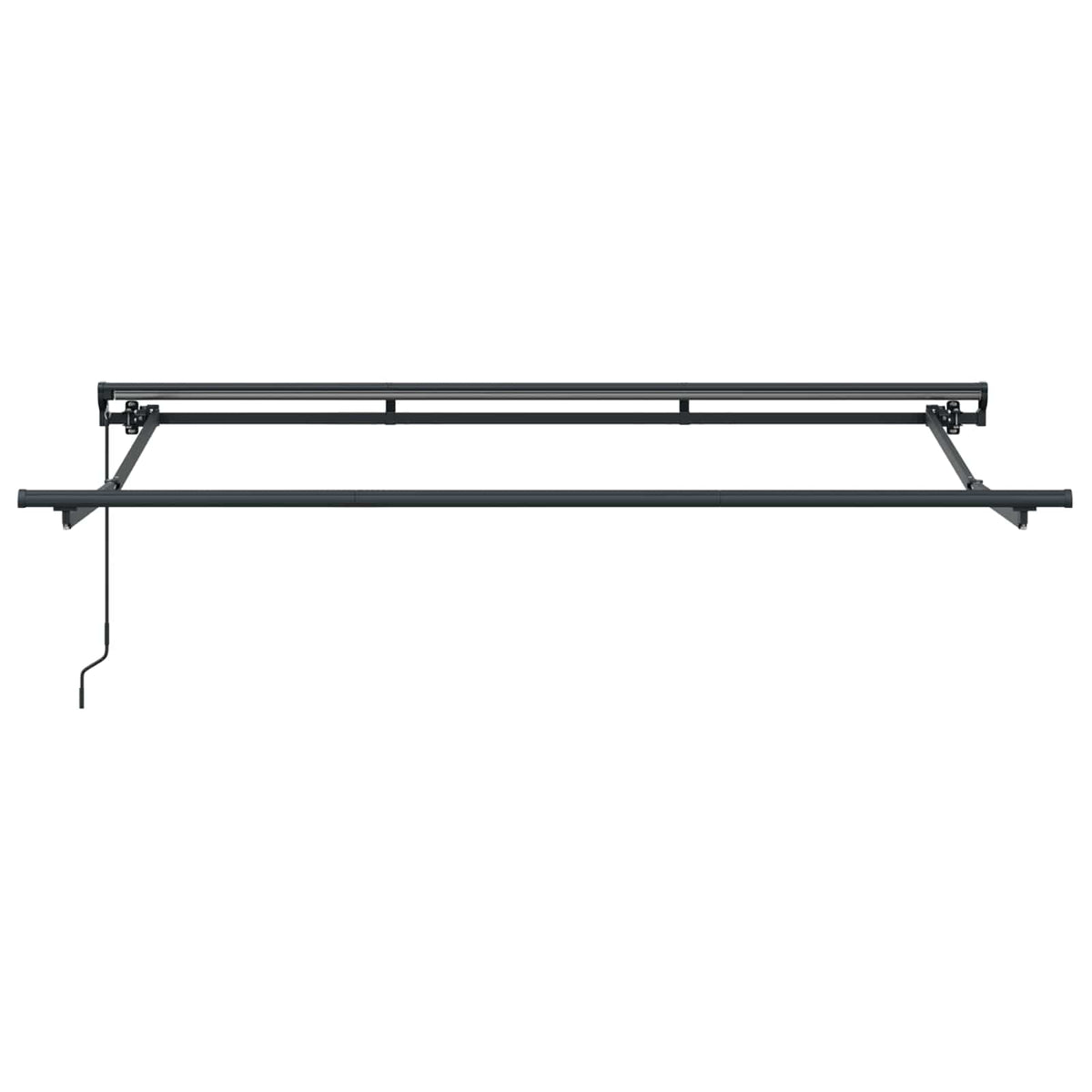 vidaXL Manual Retractable Awning Cream 3.5 x 2 m 5