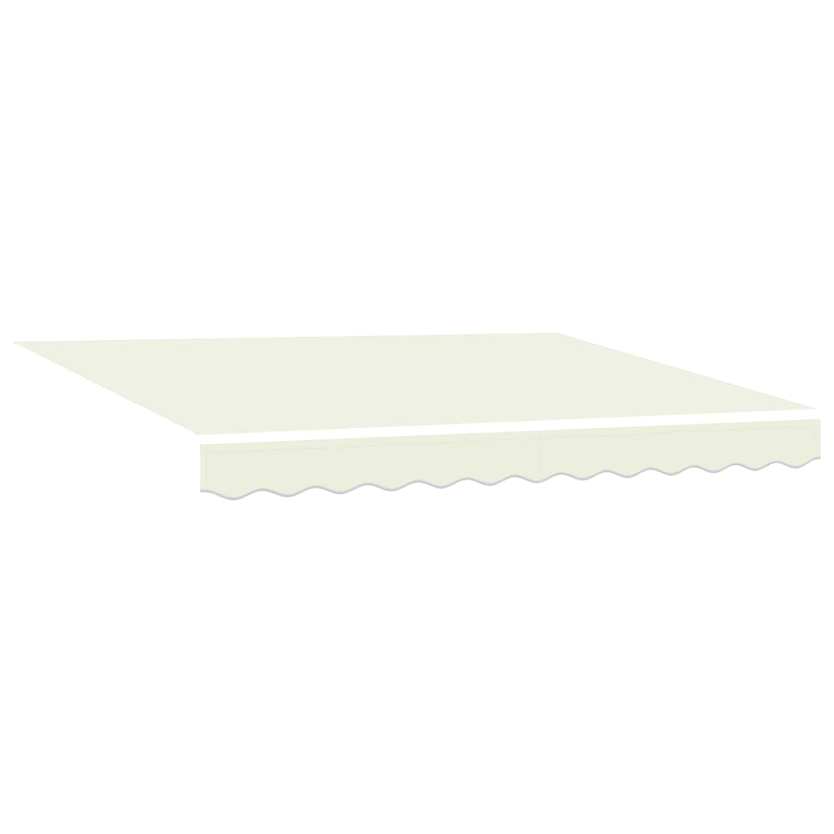 vidaXL Manual Awning Frame with LEDs Cream and White 2.5 x 2 m 5