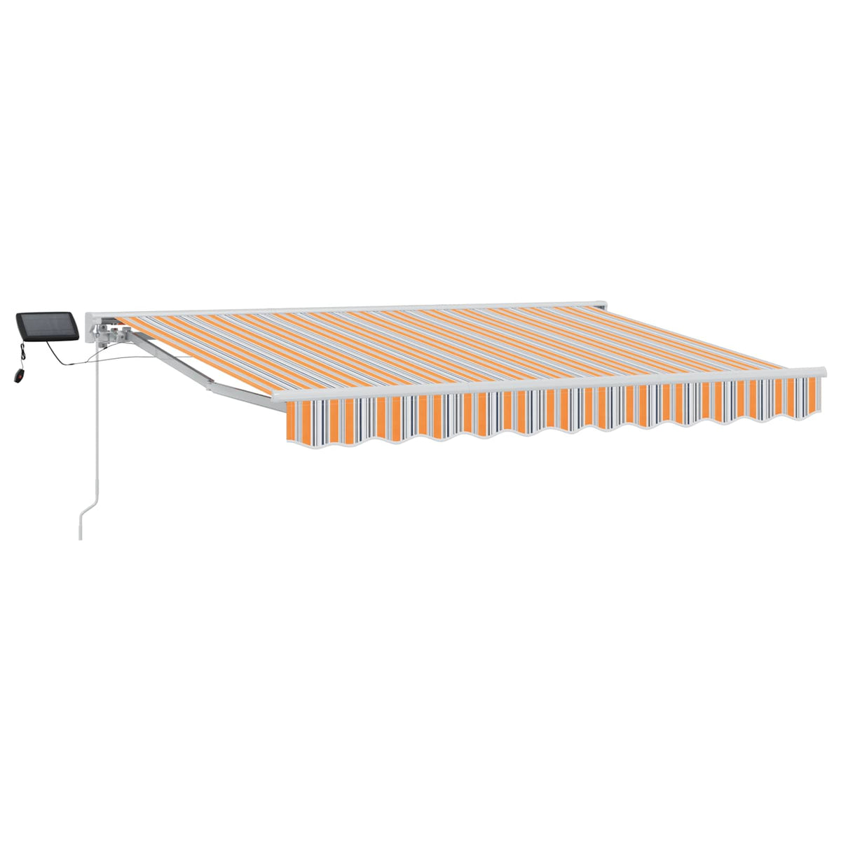 vidaXL Manual Awning Frame with LEDs 3.5 x 2.5 m 2