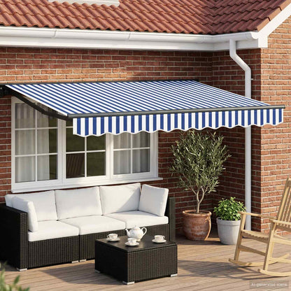 vidaXL Manual Awning Frame with LEDs 2.5 x 2 m 1