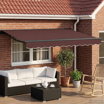 vidaXL Cassette Awning with Solar LED 1