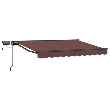 vidaXL Cassette Awning with Solar LED 2