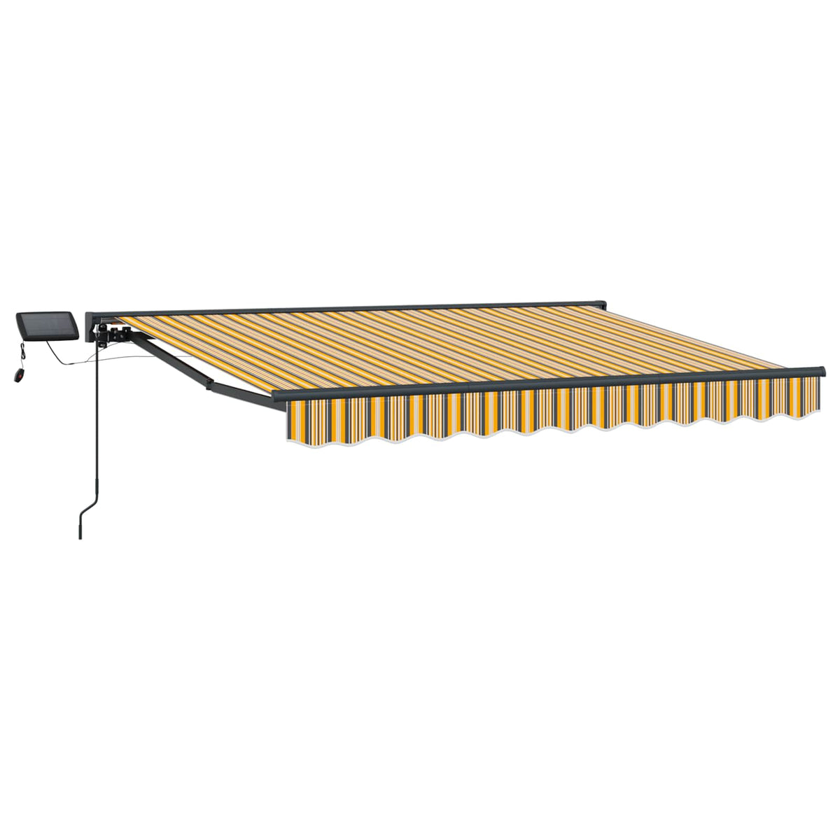 vidaXL Cassette Awning with Solar LED 2