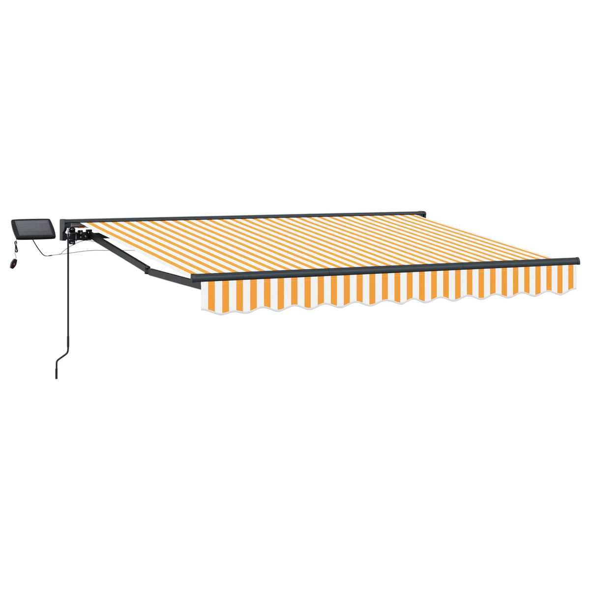 vidaXL Manual Awning Frame with LEDs 3 x 2.5 m 2
