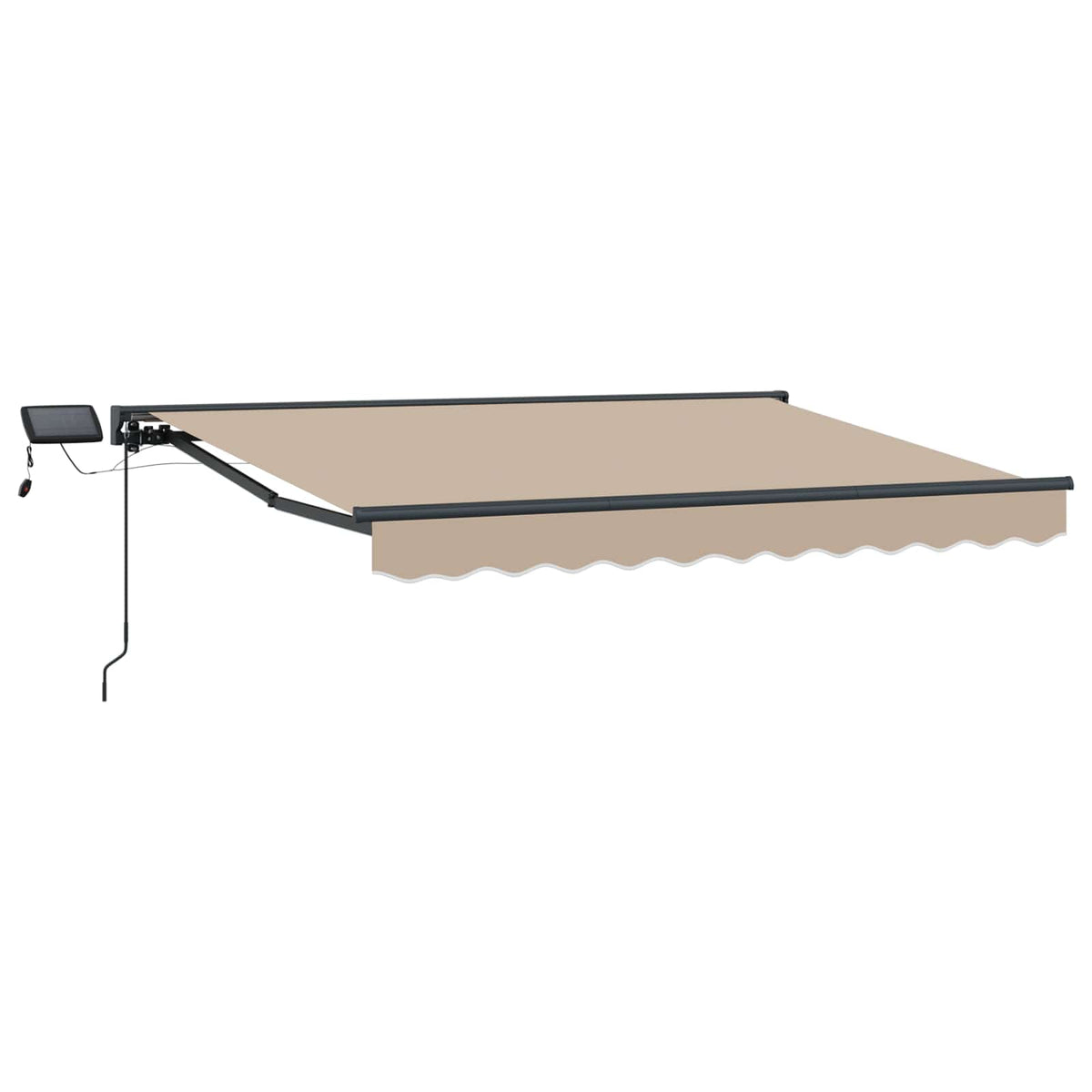 vidaXL Cassette Awning with Solar LED 2