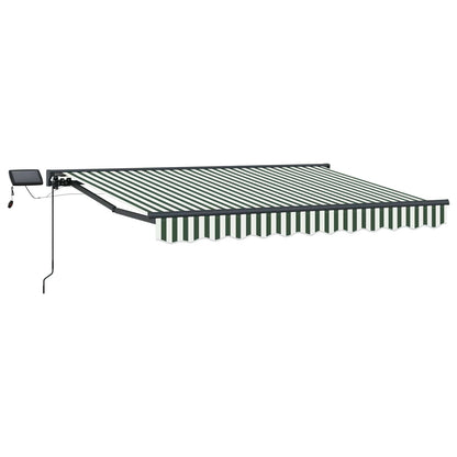 vidaXL Manual Awning Frame with LEDs 3 x 2.5 m 2