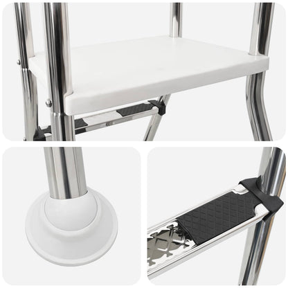 vidaXL Above Ground Pool Ladder 195 x 150 cm 4-Step 5