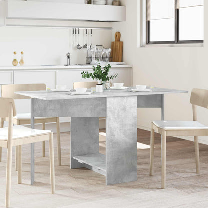 Dinning Table 138 x 70 x 73.5 cm Engineered Wood Concrete grey