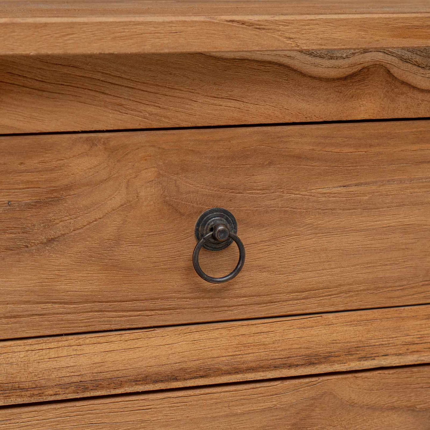 vidaXL Sideboard Natural 79 x 35 x 80 cm Solid Teak Wood 6