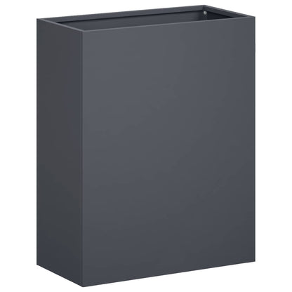 Garden Planter 2 pcs Anthracite Depth 20 cm 40 cm 50 cm
